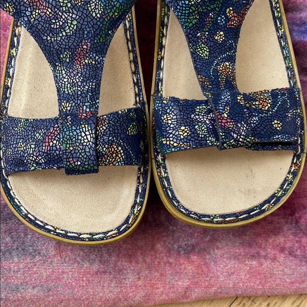 Alegria Women's Multicolor Strap Sandals size 39/US 8 - Picture 3 of 8